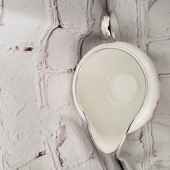 Danton International China Lancaster Pink Rose Sugar Bowl Creamer Set Germany - Picture 4 of 13